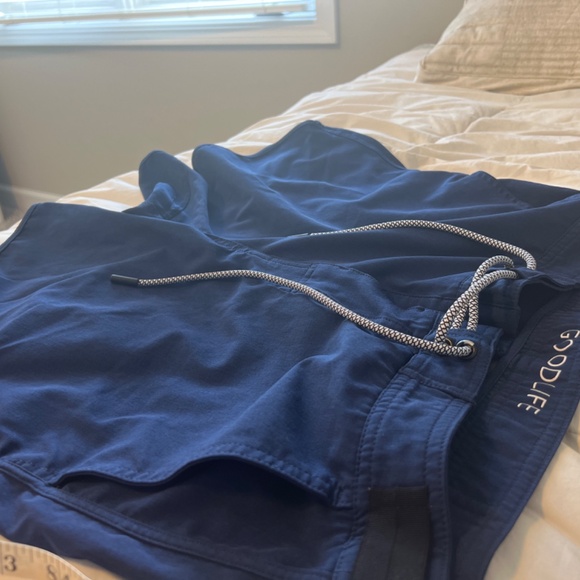 Goodlife Men's Swim Short Drawstring Blue (size 32) - Picture 9 of 9